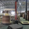 Dual‑position palletizer for 30KG 35KG cardboard bundles, customized dual‑line dual‑pallet palletizing workstation system with rotatable gripper, automatic PLC control palletizing machine, with CE certification