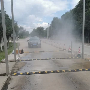 Dust Control Misting System, Customized Outdoor Water Misting Maker Humidifier Control System with CE certificate, for Fogging, Cooling, Moisturizing, Dust Suppression, Static Elimination, Mosquito Repellent, Sanitization
