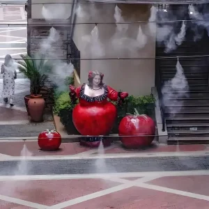 Fog Control for Corner Landscaping, Customized Outdoor Water Misting Maker Humidifier Control System with CE certificate, for Fogging, Cooling, Moisturizing, Dust Suppression, Static Elimination, Mosquito Repellent, Sanitization