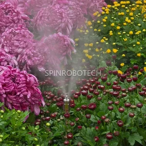 Industrial Fogging System, Misting Machine at Flower Show, Customized Outdoor Water Misting Maker Humidifier Control System with CE certificate, for Fogging, Cooling, Moisturizing, Dust Suppression, Static Elimination, Mosquito Repellent, Sanitization