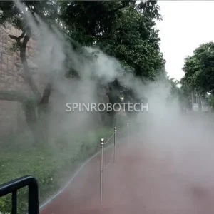 Cool Misting Humidifiers in Parkside, Customized Outdoor Water Misting Maker Humidifier Control System with CE certificate, for Fogging, Cooling, Moisturizing, Dust Suppression, Static Elimination, Mosquito Repellent, Sanitization