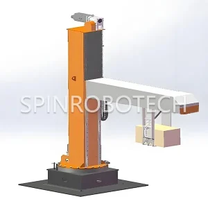 Fully Automatic Palletizer, Palletizing Robot, custiomized column rotaty palletizing machine, equipped customized gripper. dual-station, continuous operation, no speed loss, with CE certification