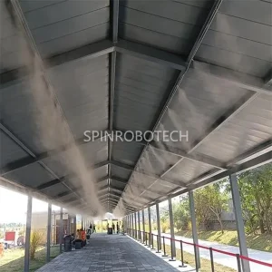 Mist Cooling Machine for Sunshade Awnings, Customized Outdoor Water Misting Maker Humidifier Control System with CE certificate, for Fogging, Cooling, Moisturizing, Dust Suppression, Static Elimination, Mosquito Repellent, Sanitization