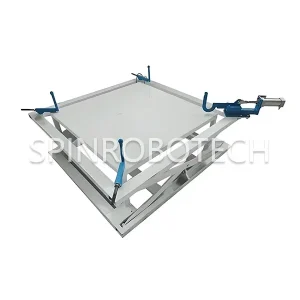 Foldable Bulk Bag Holders, Automatic Column Palletizing Machie equipped with Bulk Bags Lifting Mechanism, High-speed Dual-station Single Column Palletizer with CE Certification