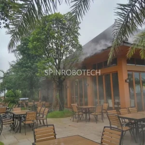 Cooling Misting System Outdoor, Customized Outdoor Water Misting Maker Humidifier Control System with CE certificate, for Fogging, Cooling, Moisturizing, Dust Suppression, Static Elimination, Mosquito Repellent, Sanitization