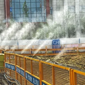 Dust Control Misting System Outdoor, Customized Outdoor Water Misting Maker Humidifier Control System with CE certificate, for Fogging, Cooling, Moisturizing, Dust Suppression, Static Elimination, Mosquito Repellent, Sanitization