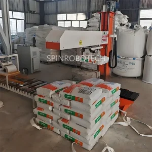 Smart Cartesian Robot Palletizer, Industrial Cartesian XYZ Palletizing Robot for 25KG Bags of Terephthalic Acid (PTA), Customized Heavy-Duty Automatic Palletizing Machine with CE certification