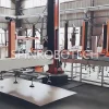 Robot Palletizer with Magnetic Gripper, customized column rotary palletizing robot for 10KG 20KG 30KG metal plates, automatic PLC control robotic palletizing machine, with CE certification. SPIN’s Column rotating palletizer: Dual-station, continuous operation, no speed loss.