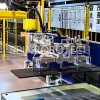 Dual-Gripper Column Robot Palletizer, 2 Axis Column Palletizer, Equipped Customized Double Gripper for Metal Paltes, High-speed Dual-station Column Rotary Palletizing & Depalletizing Machine with CE Certification. SPIN’s Rotary Column Palletizer: Dual-station, continuous operation, no speed loss.