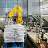 Robotic Arm Depalletizing Machine, Customized Articulated Axis Palletizer & Depalletizer for 25KG Bags of Zinc Sulfate Granules, Euipped with equipped with 3D Vision Camera, Custom Gripper and Hopper, Automatic Robotic Arm Depalletizing & Palletizing Robot with CE certification